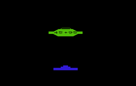 Invaders Addition (VIC-20) screenshot: The hardest difficulty