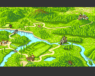 Iron Lord (Acorn 32-bit) screenshot: Game start