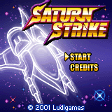 Saturn Strike (Palm OS) screenshot: Title screen