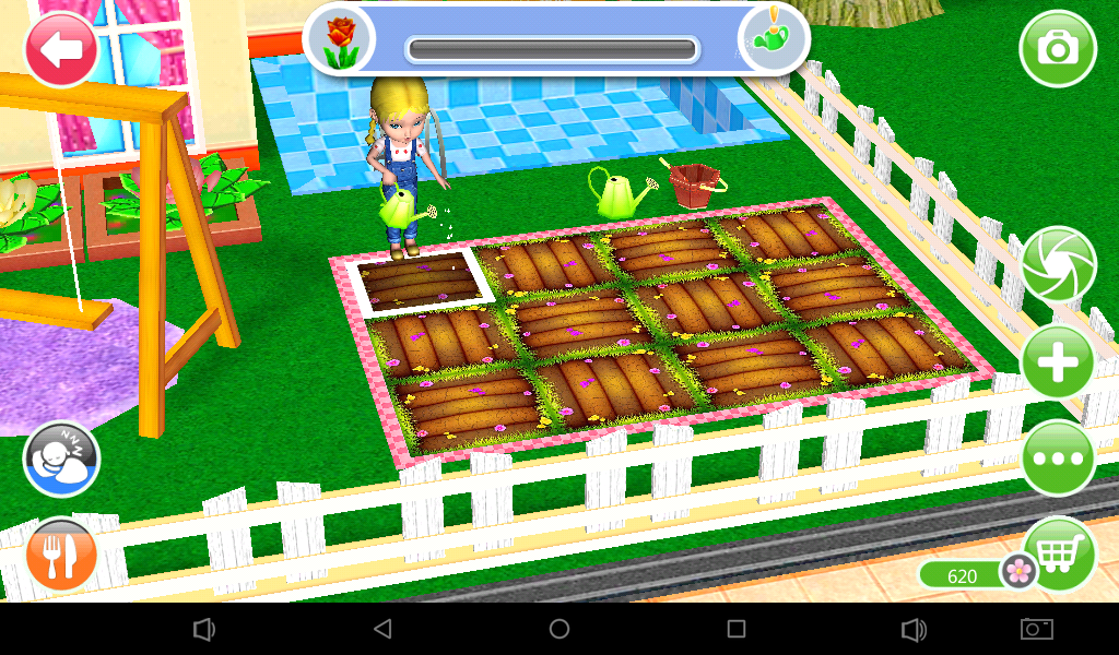 Screenshot of Ava the 3D Doll (Android, 2012) - MobyGames