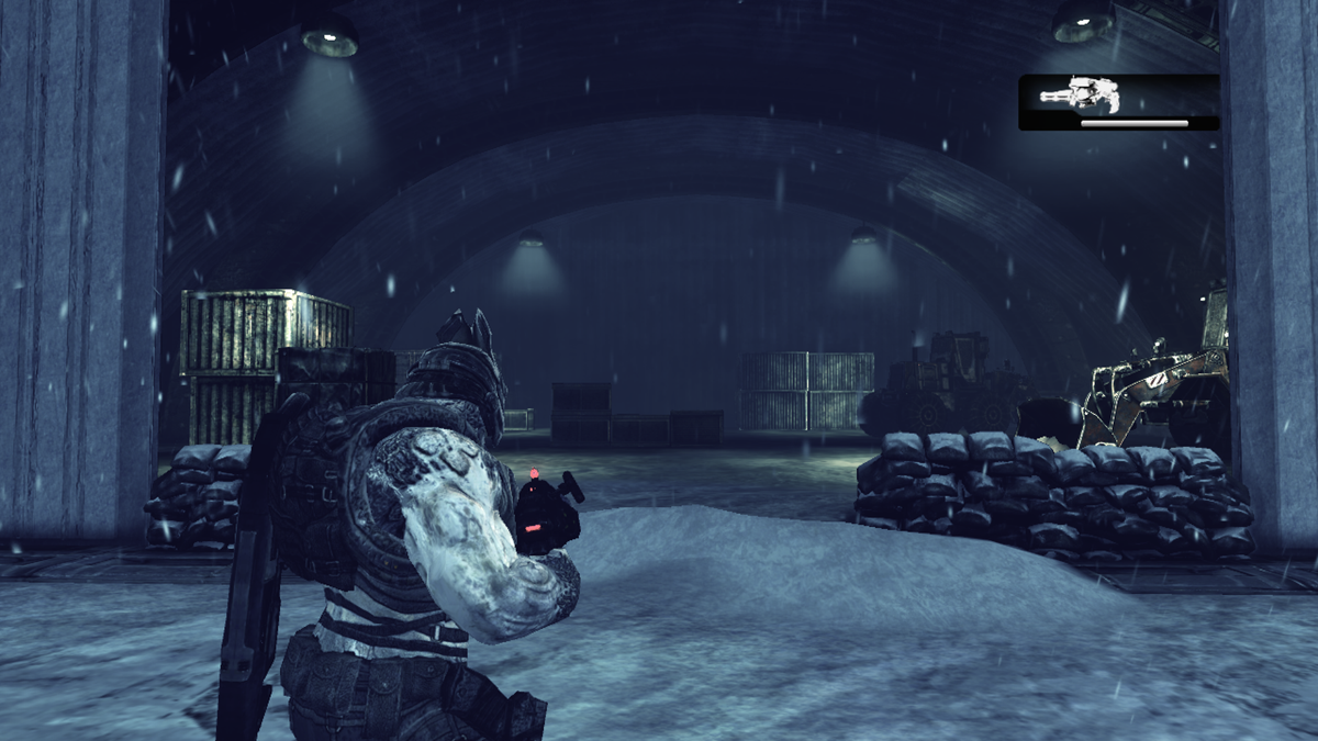 Gears of War 2: Snowblind Multiplayer Map Pack (Xbox 360) screenshot: Fuel Depot - The other spawning point