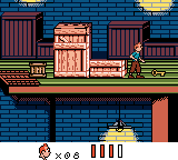 Tintin: Le Temple du Soleil (Game Boy Color) screenshot: Found the missing key