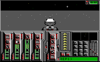 Dark Century (DOS) screenshot: Start (EGA)