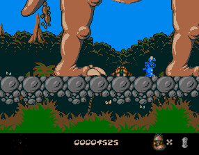 Chuck Rock (Acorn 32-bit) screenshot: Level 2