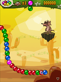 Bubble Boom Challenge (J2ME) screenshot: Starting out