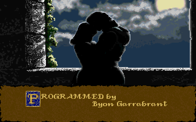 Castles (DOS) screenshot: Credits