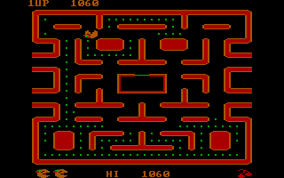 Ms. Pac-Man (PC Booter) screenshot: Dead by Monster