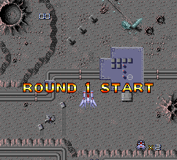 Final Blaster (TurboGrafx-16) screenshot: Stage 1