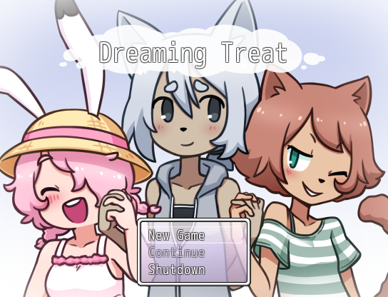 Dreaming Treat (Windows) screenshot: Title screen
