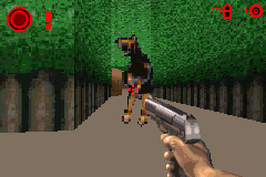 Ballistic: Ecks vs. Sever (Game Boy Advance) screenshot: Bad doggie !