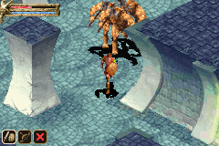 Baldur's Gate: Dark Alliance (Game Boy Advance) screenshot: This is a little crowded, don't you think?