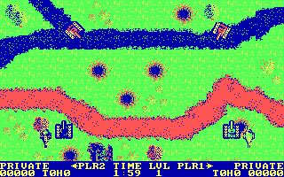 Sarge (DOS) screenshot: Start (CGA)
