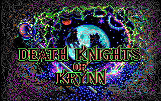 Death Knights of Krynn (DOS) screenshot: Title Screen