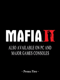 Mafia II Mobile (J2ME) screenshot: Some advertising for the big game
