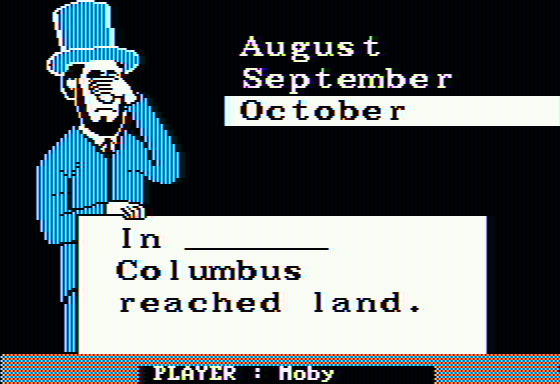 All About America (Apple II) screenshot: Wrong answer