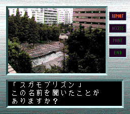 Hyaku Monogatari: Honto ni Atta Kowai Hanashi (TurboGrafx CD) screenshot: Seemingly peaceful district