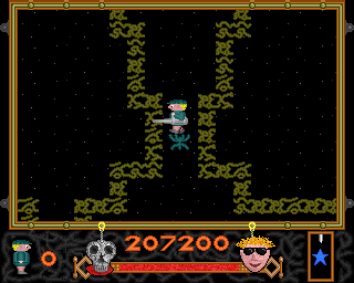 Asylum (Acorn 32-bit) screenshot: Using an elevator
