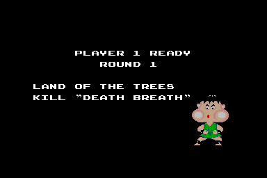 Kid Niki: Radical Ninja (Arcade) screenshot: First level