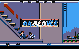 The Blues Brothers (DOS) screenshot: Game Over (VGA)