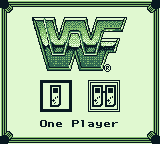 WWF Superstars 2 (Game Boy) screenshot: Select the number of players
