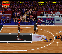 Screenshot of NBA Jam Tournament Edition (SNES, 1994) - MobyGames