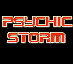 Psychic Storm (TurboGrafx CD) screenshot: Title screen