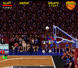 Screenshot of NBA Jam Tournament Edition (SNES, 1994) - MobyGames