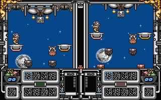 Flip-it & Magnose: Water Carriers from Mars (Atari ST) screenshot: And we're off