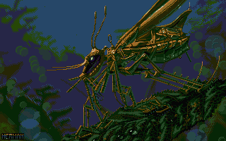 Infestation (Atari ST) screenshot: A bug