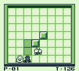 Dexterity (Game Boy) screenshot: An enemy got me.