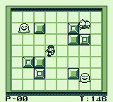 Dexterity (Game Boy) screenshot: Starting round 4. There are three monsters, now.