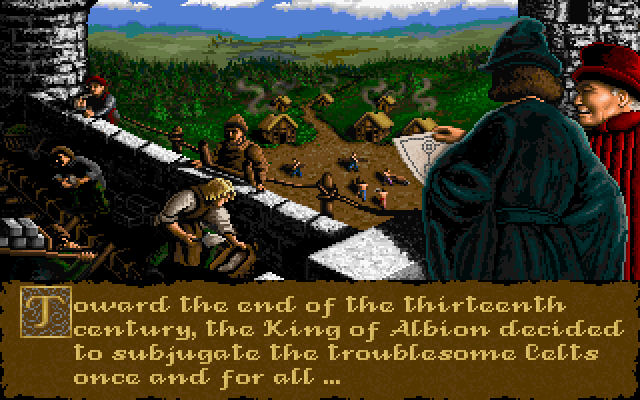 Castles (DOS) screenshot: Intro