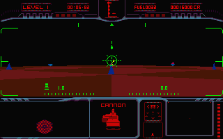 Matrix Marauders (Atari ST) screenshot: This is were you start