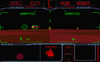 Matrix Marauders (Atari ST) screenshot: Some one has locked on to me