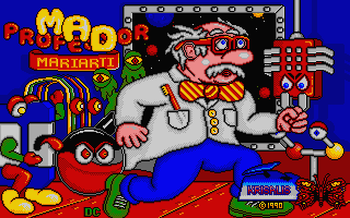 Mad Professor Mariarti (Atari ST) screenshot: Title screen