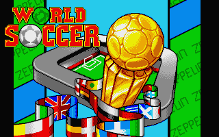 World Soccer (Atari ST) screenshot: Title screen