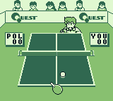 Battle Pingpong (Game Boy) screenshot: Serving