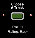 DuraTrax Mobile RC (J2ME) screenshot: Track selection