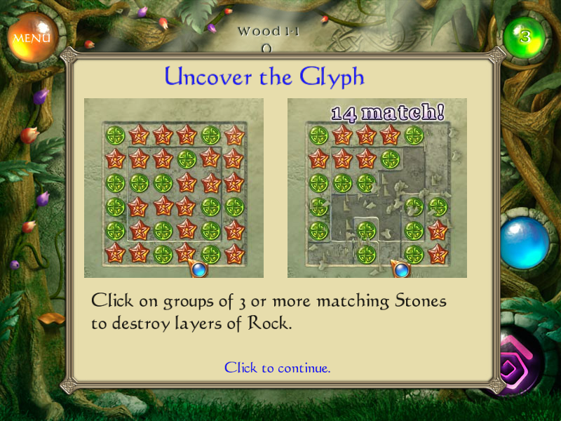 Glyph (Windows) screenshot: Instructions