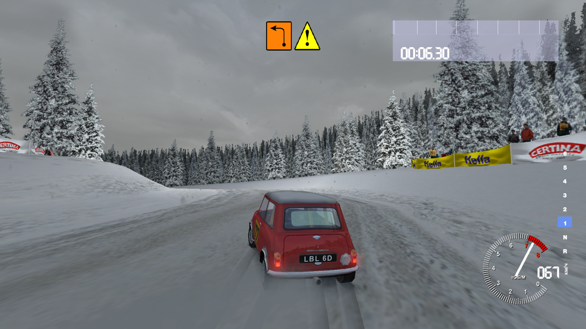 Colin McRae Rally 2.0 (Windows) screenshot: One of bonus cars in Sweden