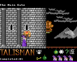 Talisman (Acorn 32-bit) screenshot: Starting out
