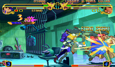 Screenshot Of JoJo's Venture (Arcade, 1998) - MobyGames