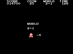 Super Boy I (SEGA Master System) screenshot: A world is completed