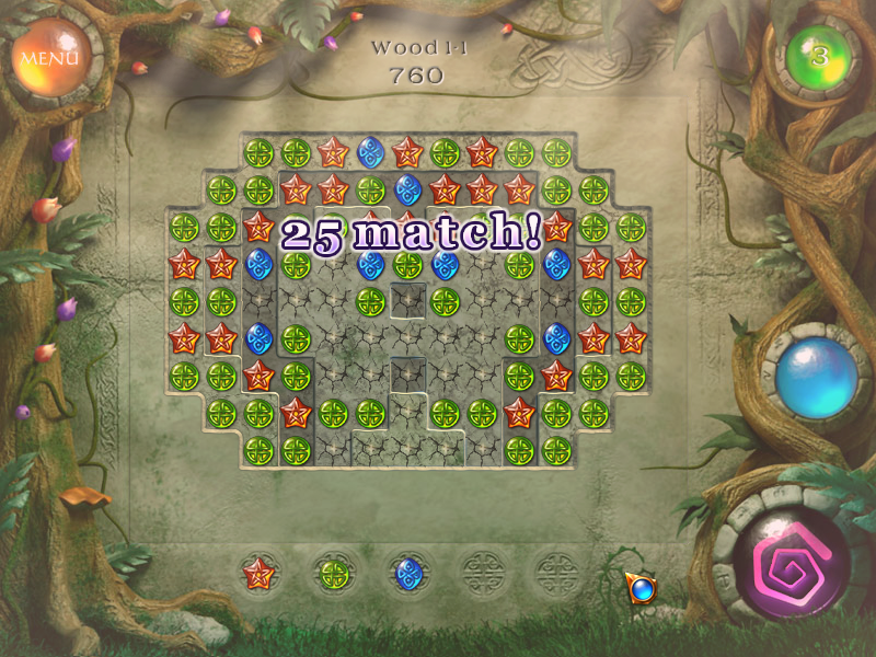 Glyph (Windows) screenshot: Making a big match