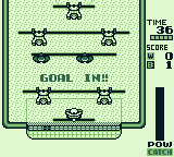 Magnetic Soccer (Game Boy) screenshot: GOOOOOOAL!