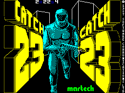 Catch 23 (ZX Spectrum) screenshot: Loading screen.