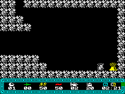 Planet of Shades (ZX Spectrum) screenshot: I got destroyed!