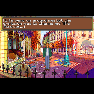 Circle of Blood (Palm OS) screenshot: Start of game