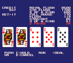 AV Poker: World Gambler (TurboGrafx-16) screenshot: Yes! I won!!..
