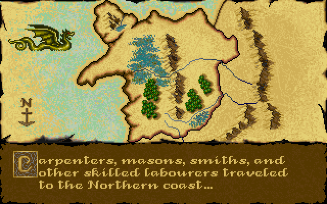 Castles (DOS) screenshot: Intro